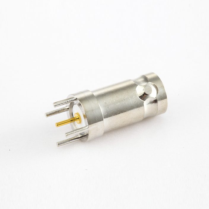 PCB安裝BNC連接器母頭直插50Ω PCB安裝BNC連接器母頭直插50Ω