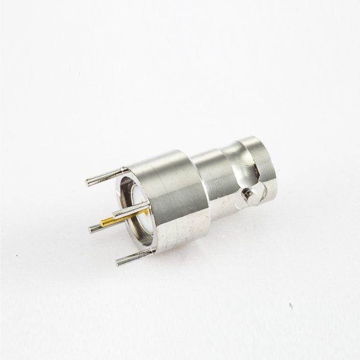 50ΩBNC連接器母頭PCB安裝插孔180度 50ΩBNC連接器母頭PCB安裝插孔180度