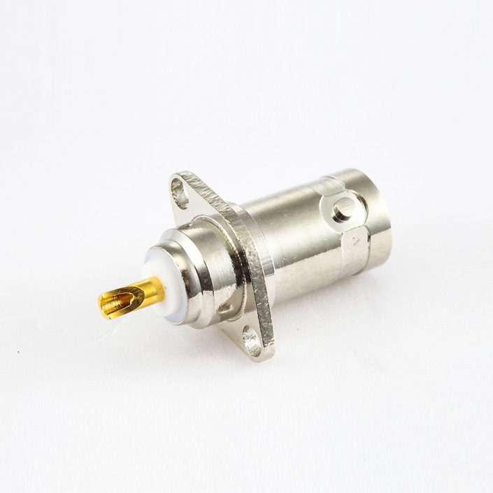 BNC連接器面板安裝直插2孔法蘭焊接接線50Ω BNC連接器面板安裝直插2孔法蘭焊接接線50Ω