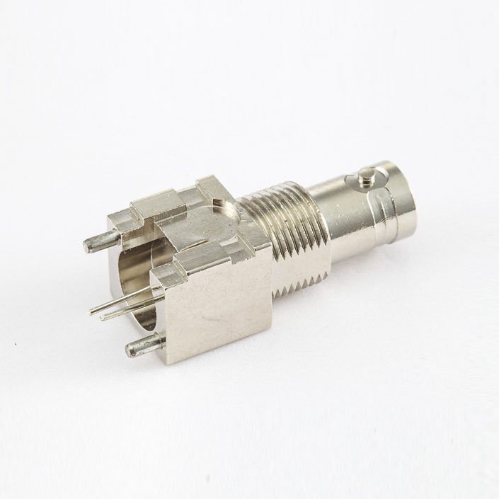 PCB安裝BNC連接器50ohm插孔母頭180度 PCB安裝BNC連接器50ohm插孔母頭180度