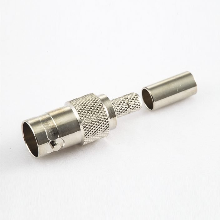 BNC連接器壓接接線用于SYV75-3/3C-2V母頭直式75ohm BNC連接器壓接接線用于SYV75-3/3C-2V母頭直式75ohm