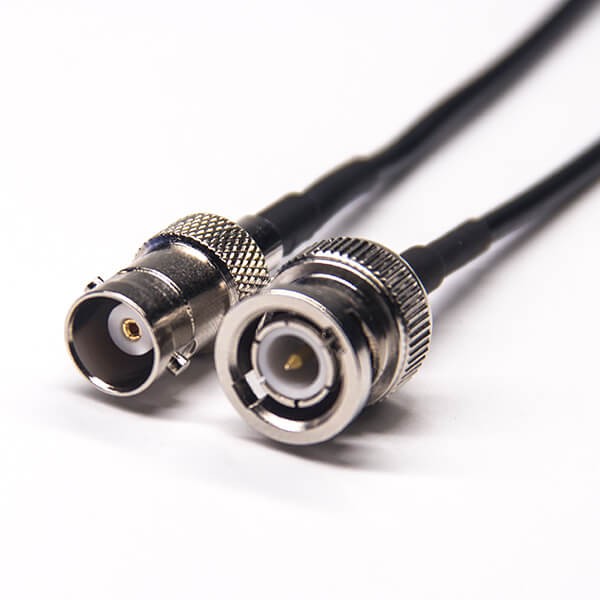 同軸bnc公轉母180度電纜組裝接RG174線 同軸bnc公轉母180度電纜組裝接RG174線