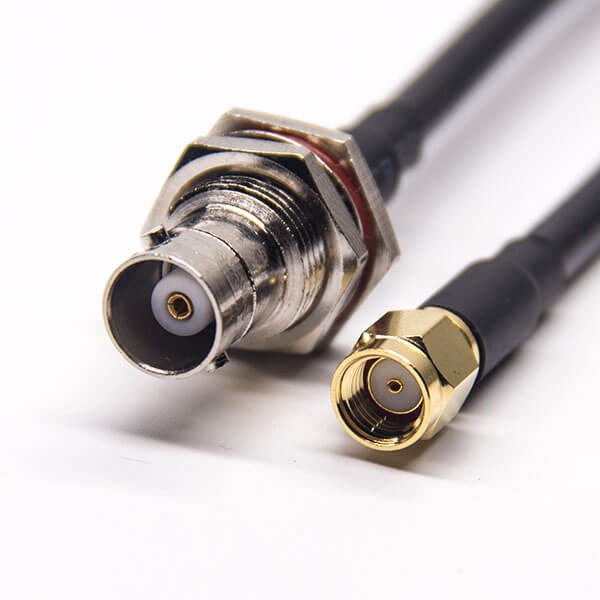 SMA轉BNC接口BNC直式母頭SMA直式公頭反極RF線材接RG223 RG58 SMA轉BNC接口BNC直式母頭SMA直式公頭反極RF線材接RG223 RG58